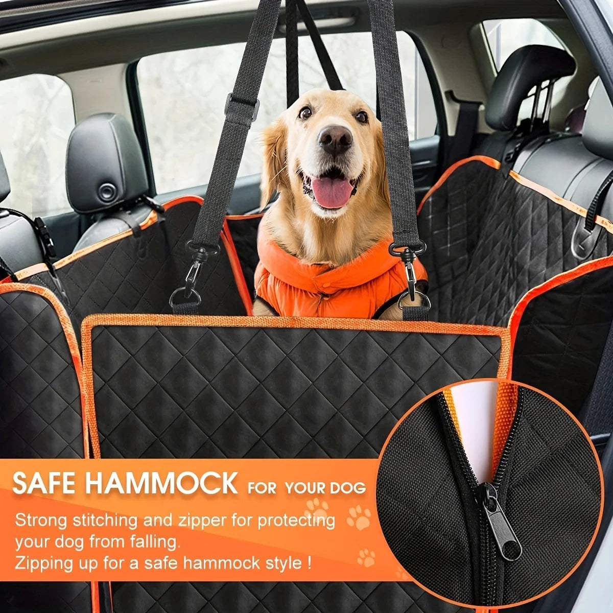 Premium Waterproof Pet Car Seat Cover