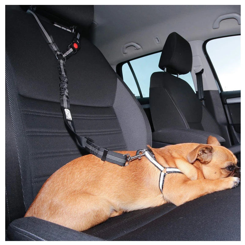New Solid Two-in-one Pet Car Seat Belt Dog Harness Leash BackSeat Safety Belt Adjustable for Kitten Dogs Collar Pet Accessories